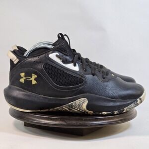 Under Armour Shoes Mens Size 7Y Black Basketball Athletic 3025617-003 Low Top